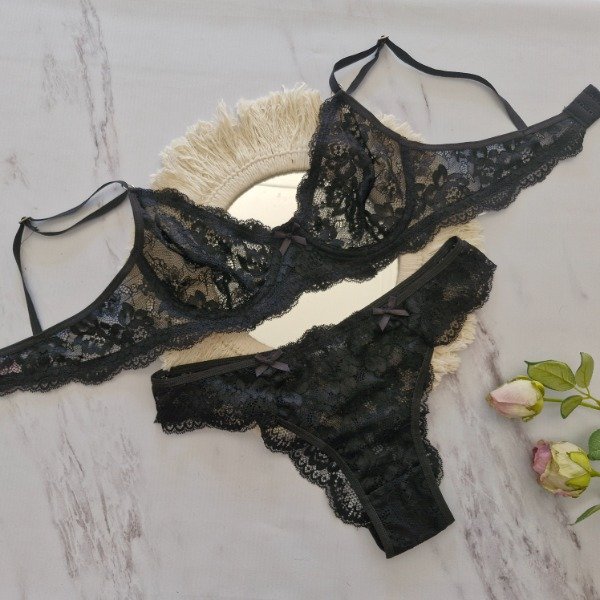 Producto - Conjunto Puntilla c/vedetina - talle 95