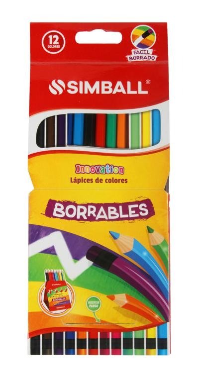 Producto - LAPICES BORRABLES SIMBALL x12