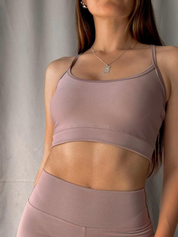 Producto - Top tiras GINA- Rosa viejo