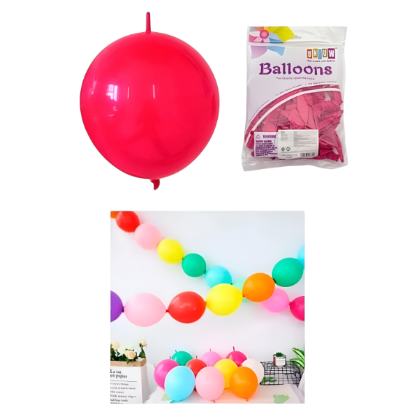 Producto - Globo Cadena 10" Fucsia x 25