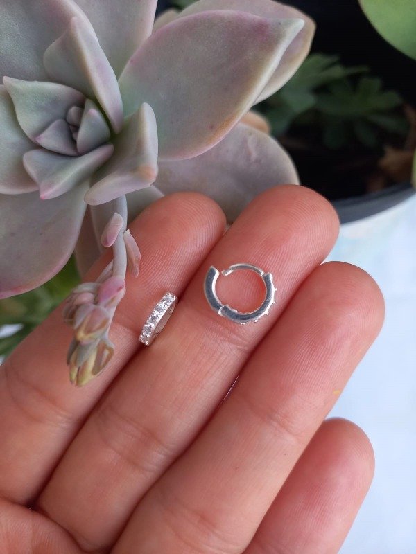 Producto - Argollita Mía 10mm micropave