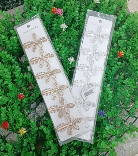 Producto - Hebillas flor x12