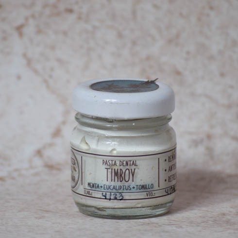 Producto - Pasta Dental Timboy: Menta, Eucaliptus y Tomillo - 40 Cc - Corteza de Chañar