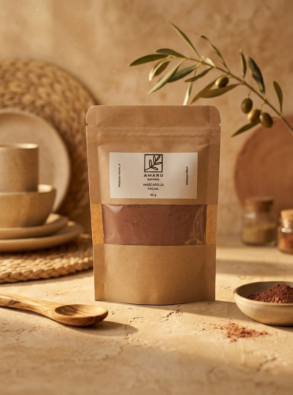 Producto - MASCARILLA FACIAL -ARCILLA ROJA-