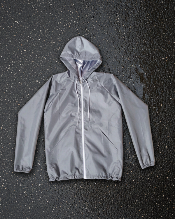 Producto - Campera Impermeable Rompevientos - Gris