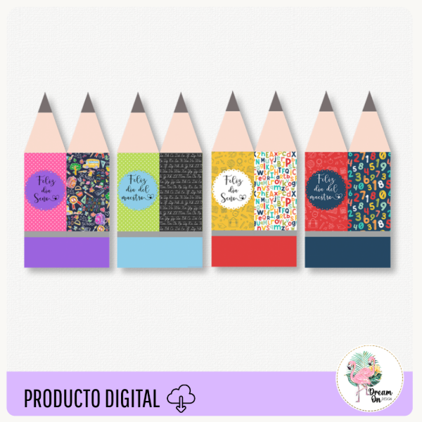 Producto - Kit Digital Cajas Lápices Día del Maestro - 3