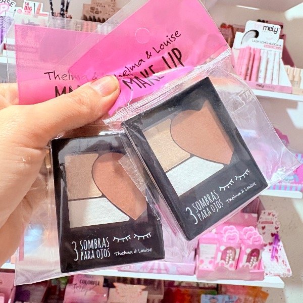 Producto - Trio de sombras corazon Thelma y Louise