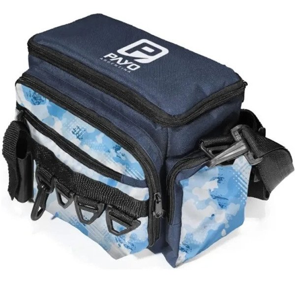 Producto - Bolso Payo Vadeo Morral + 4 Cajas Señuelos Agarre Cintura Vs Colores