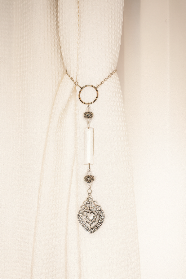 Producto - Cortinero cristal chapa niquel