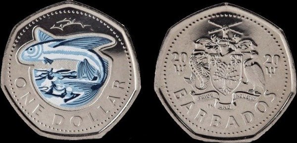 Producto - Barbados - 1 Dólar (2020) KM #139 - Commonwealth Coloreada