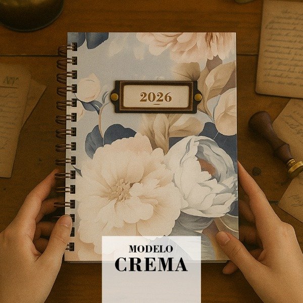 Producto - AGENDA 2026 - Mod. Crema Vintage