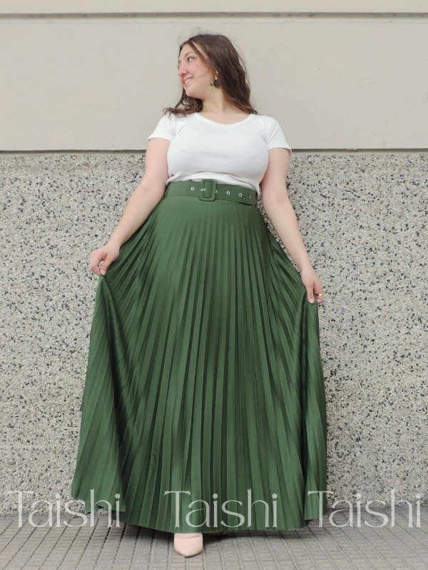 Producto - Maxipollera Oliva (S al L)