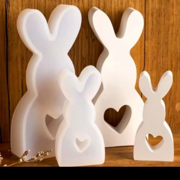 Producto - Molde conejo grande corazón