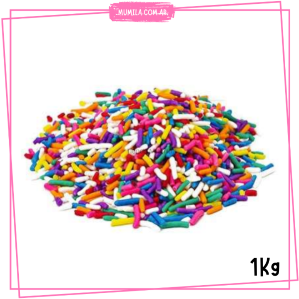 Producto - Granas colores x1Kg Multicolor