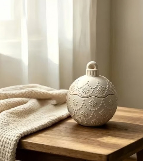 Producto - Molde Alhajero/Portavela Esfera de Navidad - 1