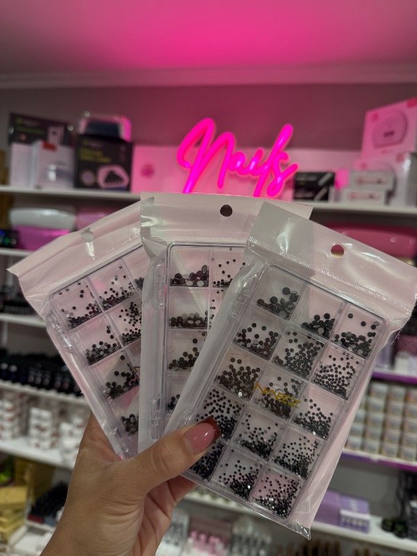 Producto - Mix strass color negro