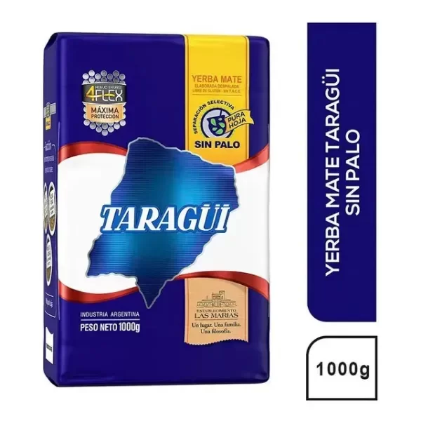 Producto - yerba sin palo azul 1kg [TARAGUI]