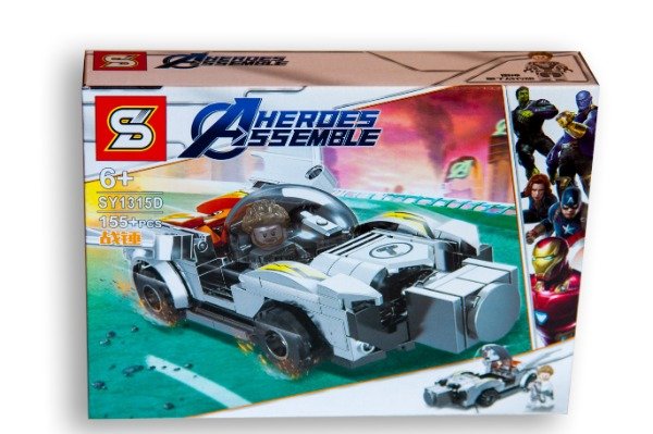 Producto - Sy 1315 Vehiculo Auto Hulk Ironman Capital américa Thor Ladrillos minifiguras - 0