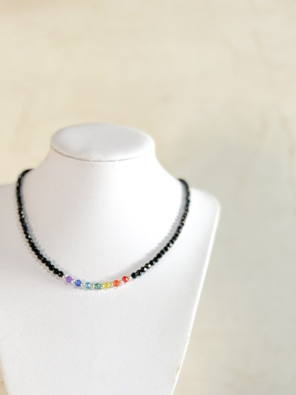 Producto - Collar Chakras Negro
