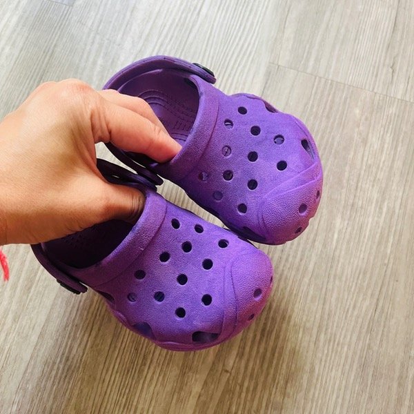 Producto - Sandalias Tipo Crocs Violetas Nro 20