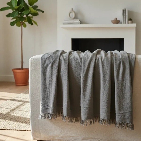 Producto - Pie de Cama Loto Gris