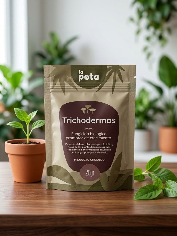 Producto - Fungicida Biológico Trichodermas La Pota x 20 gramos - 0