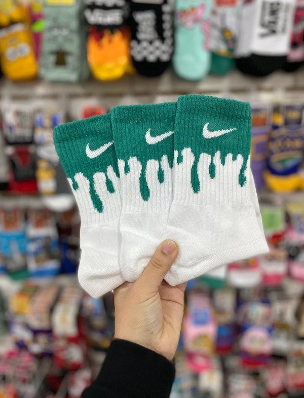 Media 3/4 nike verde petroleo