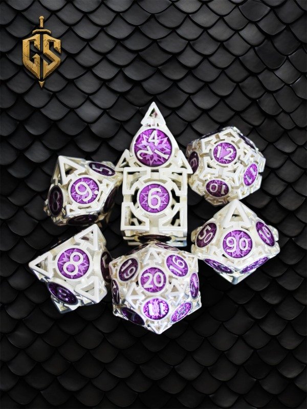 Producto - Dados de Metal - Mithril Arcano