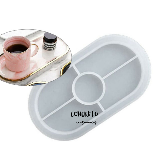 Producto - MOLDE DE SILICONA BANDEJA OVAL CHICA