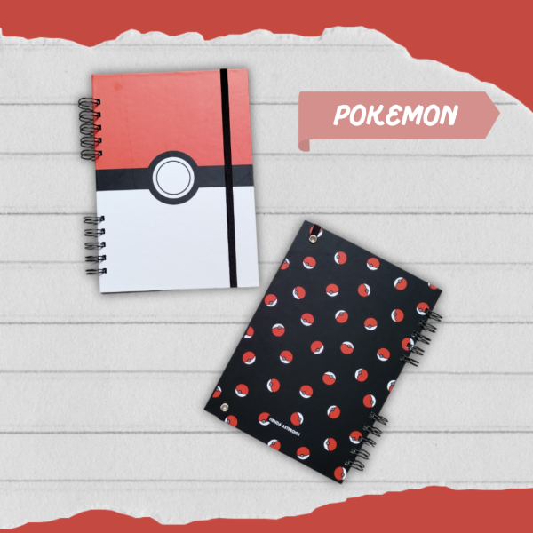 Producto - Cuaderno A5 Tapa Dura Pokemon