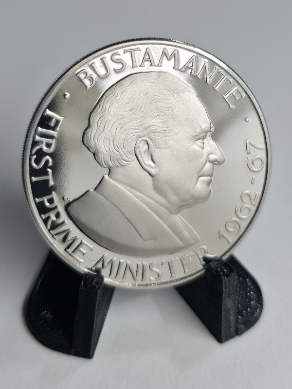 Producto - Jamaica 1 Dolar 1971 PROOF Primer Ministro (15.000) Km#57 Unc