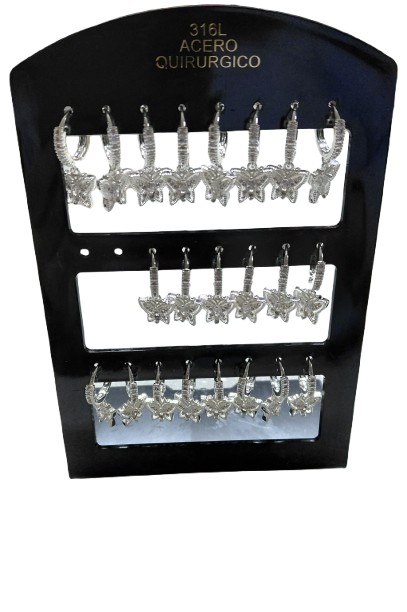 Producto - Aro c/mariposa y strass XYH 554 C FLA 4/26