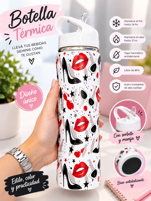 Producto - Botellas térmicas 600ml diseño