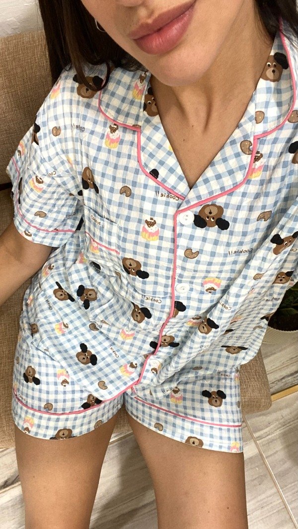 Producto - Pijama Camisero 3 Pzas - 8