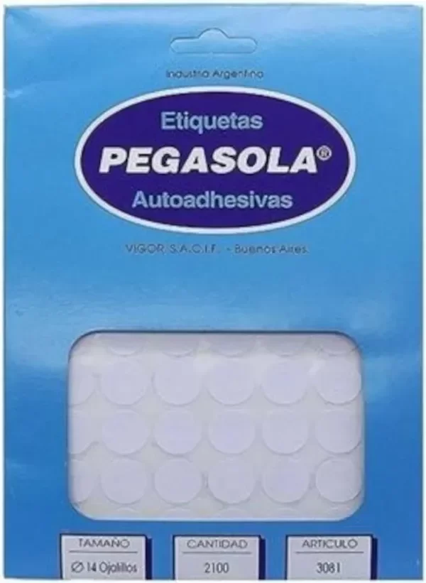 Producto - OJALILLOS PAPEL PEGASOLA x Plancha