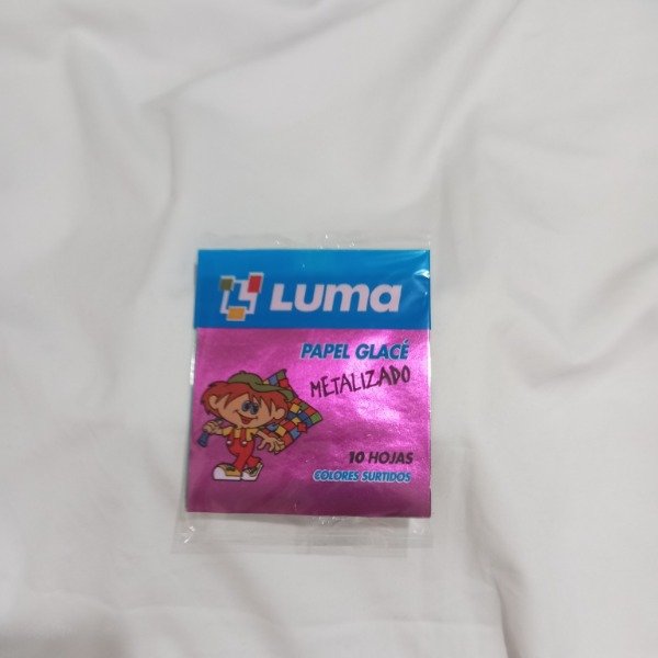 Producto - PAPEL GLACE METALIZADO "LUMA"
