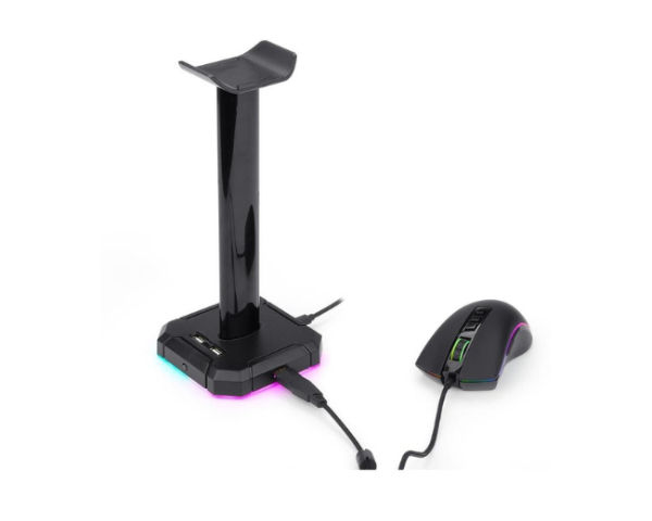 Producto - Soporte Gamer Auricular Redragon Scepter Pro Ha300 Rgb Hub