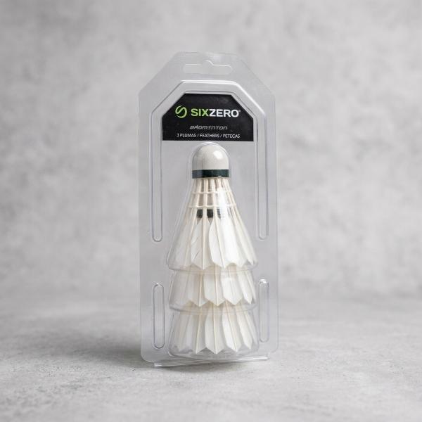 Producto - Plumas de Ganzo Badminton Sixzero