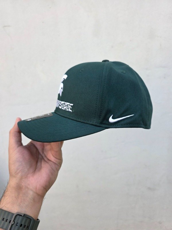 Michigan state spartans nike rise adjustable green — imagen 3