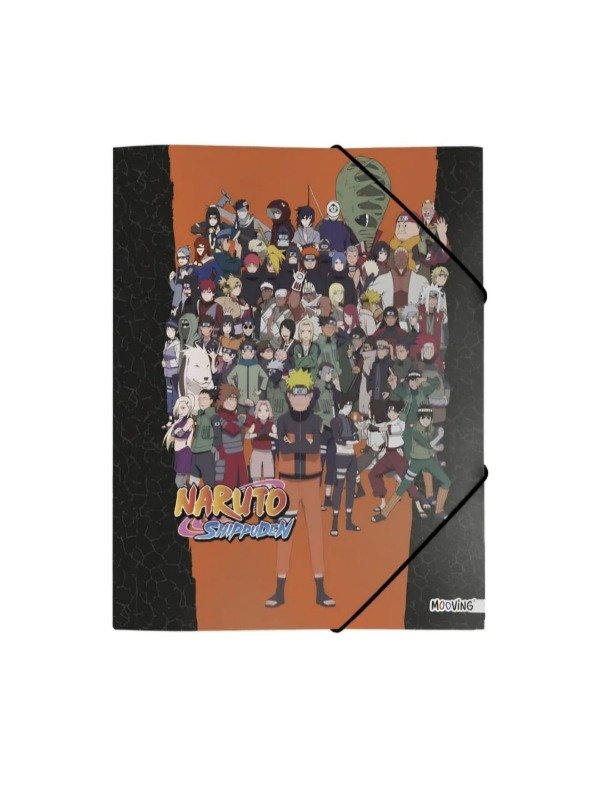 Producto - Carpeta Dibujo N5 Oficio 3 Solapas Elástico Mooving - Naruto 1