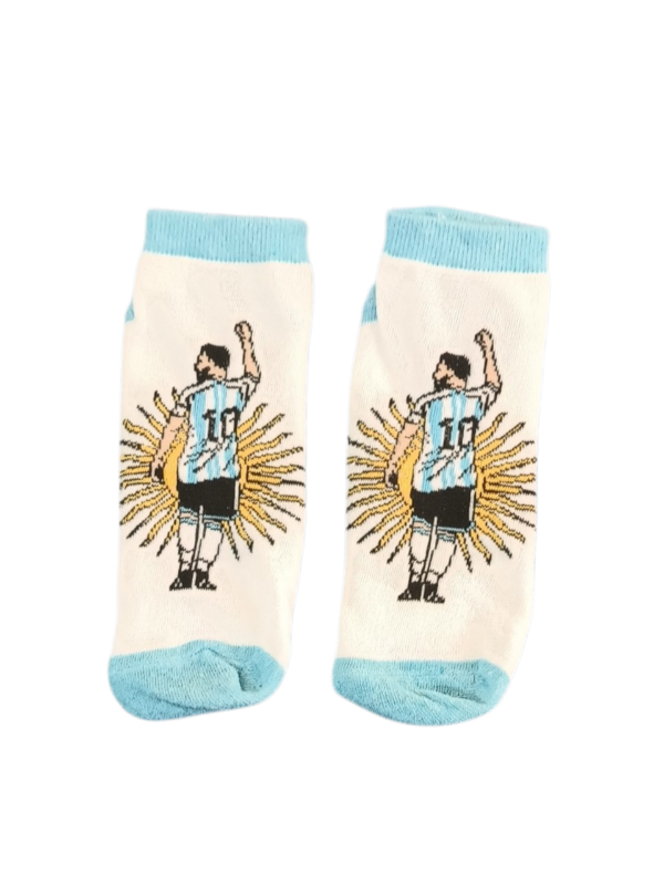 Producto - SOQUETES - MESSI ESPALDA SOL DE MAYO