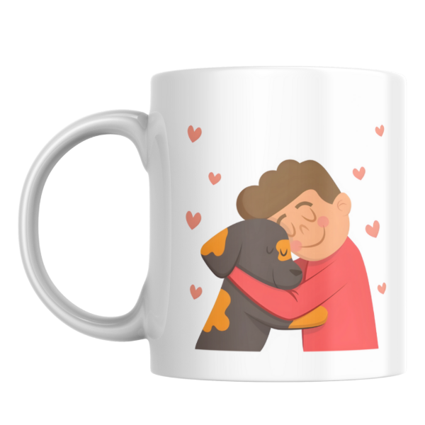 Producto - Taza - abrazando perrito - 0