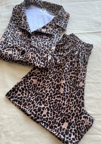 Producto - Pijama corto Camisero print (estampa chica) Talle 2
