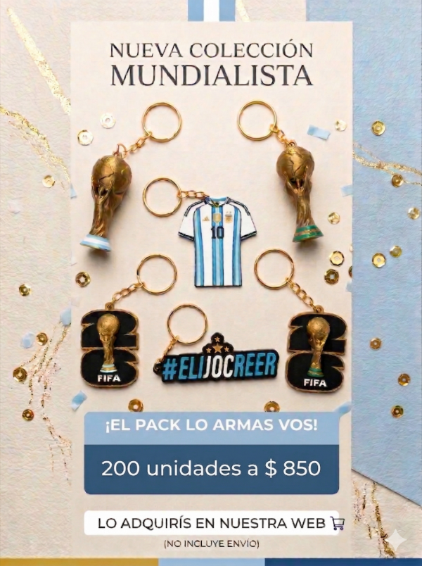 Producto - Colección Mundialista - Arma el Pack a tu gusto! x 200 unidades