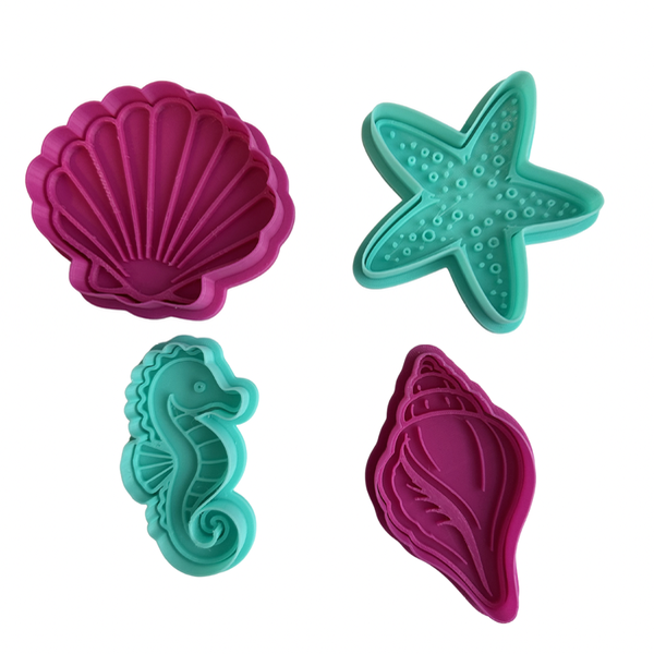 Producto - Set Cortantes con sello Fondo del mar x4