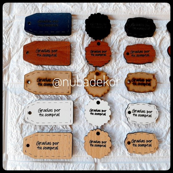 Producto - Tags fibrofácil surtidos x 50u