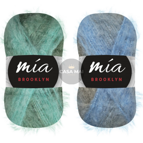 Producto - Lana Semigruesa Mia Brooklyn Ovillo 100g Acrílico Lana Nylon Para Amigurumis