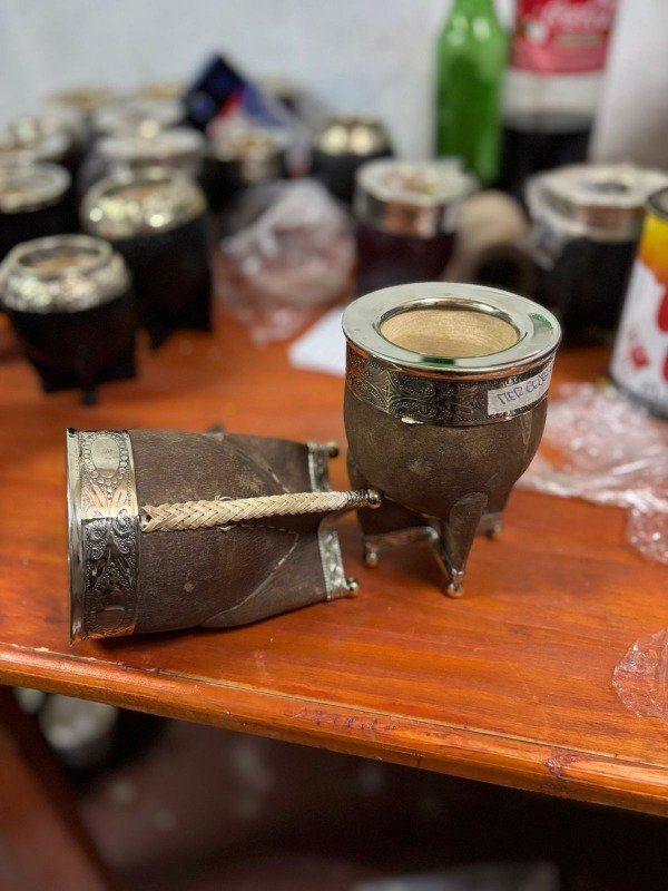 Producto - imperial, cuero crudo, virola alpaca lisa + RB