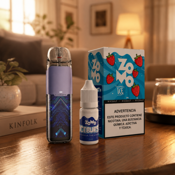 Producto - KIT INICIO VAPORESSO LUXE Q2 SE + NIC SALT ZOMO A ELECCIÓN