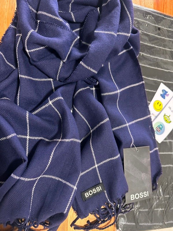Producto - Bufanda Hombre Azul Bossi